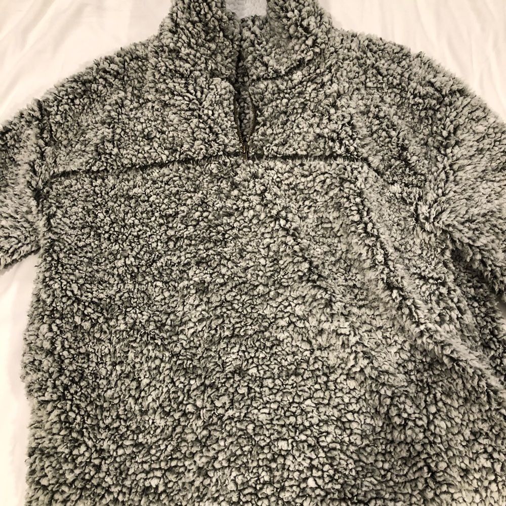 Sherpa pullover!!